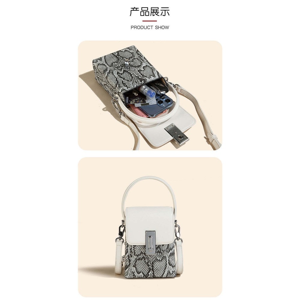 Python Mini Crossbody Ladies' Phone Holder/Mini-Shoulder Bag - Picture 6 of 6